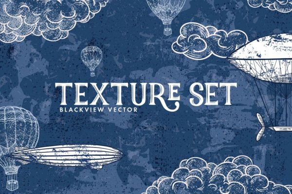 104款手绘原始和半色调墨汁纹理 Blackview Grunge Textures Set