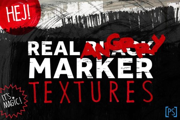 逼真疯狂磅礴记号笔笔画纹理 REAL ANGRY MARKER TEXTURES缩略图 逼真疯狂磅礴记号笔笔画纹理 REAL ANGRY MARKER TEXTURES