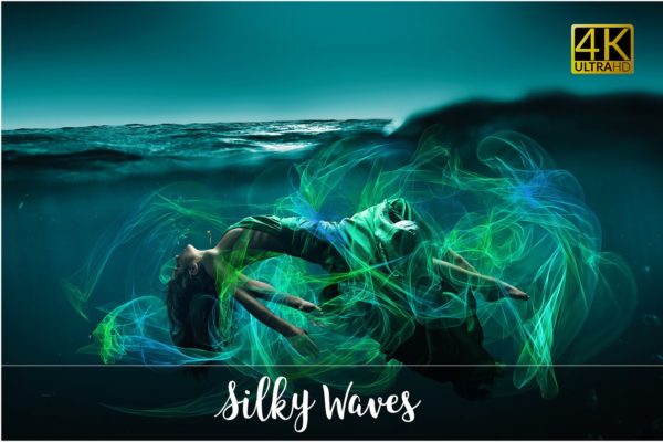 4K分辨率多彩丝状波纹叠层背景 4K Silky Waves Overlays缩略图 4K分辨率多彩丝状波纹叠层背景 4K Silky Waves Overlays
