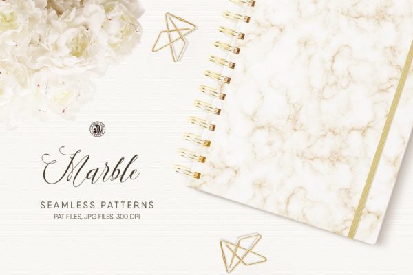无缝大理石图案 Seamless Marble Patterns