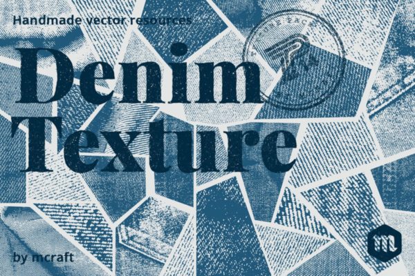 经典蓝色牛仔背景纹理包 Denim Texture Pack 1.4