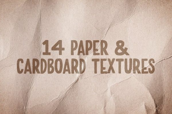 高清纸板皱褶纸张纹理背景素材 Paper & Cardboard Texture Pack Vol 2