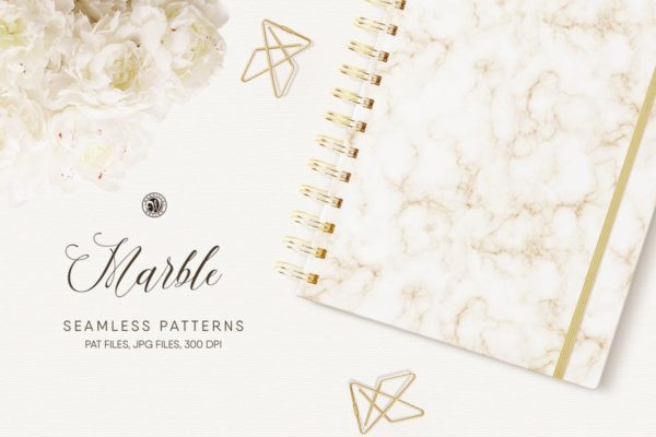 12款高档大理石肌理纹理素材 Seamless Marble Patterns缩略图 12款高档大理石肌理纹理素材 Seamless Marble Patterns