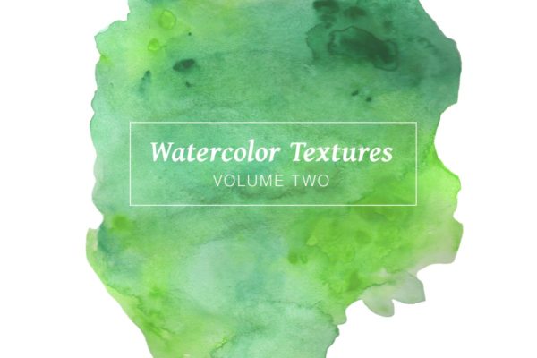 高分辨率绿色颜料水彩纹理Vol.2 Green Watercolor Textures – Volume 2缩略图 高分辨率绿色颜料水彩纹理Vol.2 Green Watercolor Textures – Volume 2