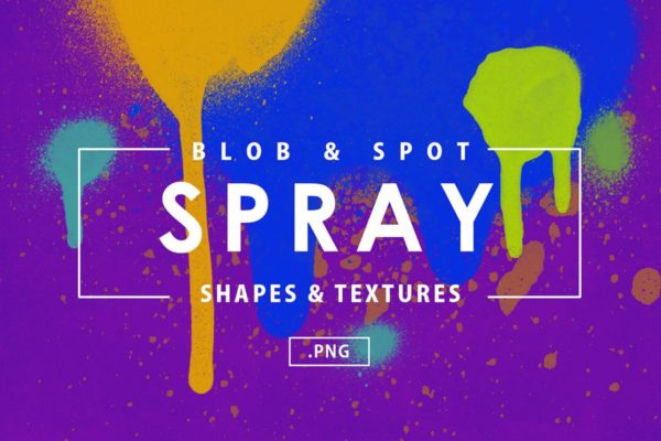 100+油漆喷雾效果斑点&圆点设计素材 101 Blob & Spot Spray Shapes缩略图 100+油漆喷雾效果斑点&圆点设计素材 101 Blob & Spot Spray Shapes