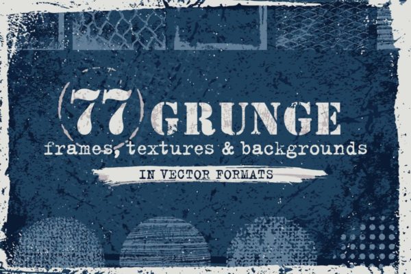 复古工业设计风格纹理/背景/图形素材 Vector Grunge Textures, Backgrounds, Frames Set缩略图 复古工业设计风格纹理/背景/图形素材 Vector Grunge Textures, Backgrounds, Frames Set