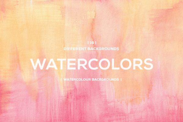 浅色水彩肌理纹理背景素材 Watercolor Backgrounds