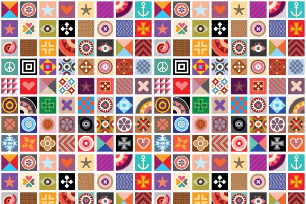 多彩几何图形图标无缝纹理素材 Abstract Patterns Seamless Wallpaper缩略图 多彩几何图形图标无缝纹理素材 Abstract Patterns Seamless Wallpaper
