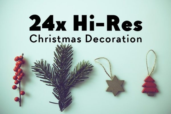 圣诞节主题静物特写高清照片素材 24x Hi-Res Christmas Images