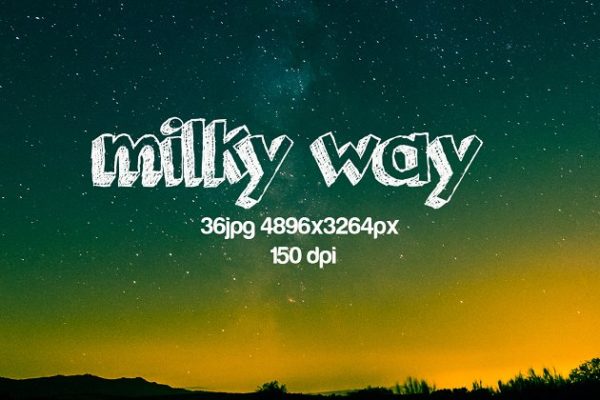 迷人星空高清照片素材 milky way缩略图 迷人星空高清照片素材 milky way