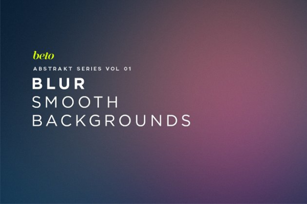 干净而多彩的抽象模糊背景v1 Blur – Smooth Backgrounds