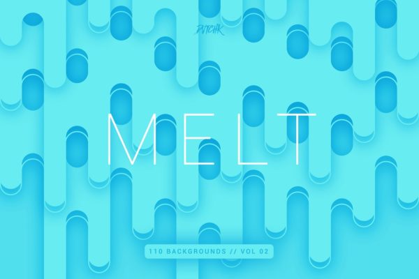 110款抽象圆形背景v2 Melt | Rounded Backgrounds | Vol. 02