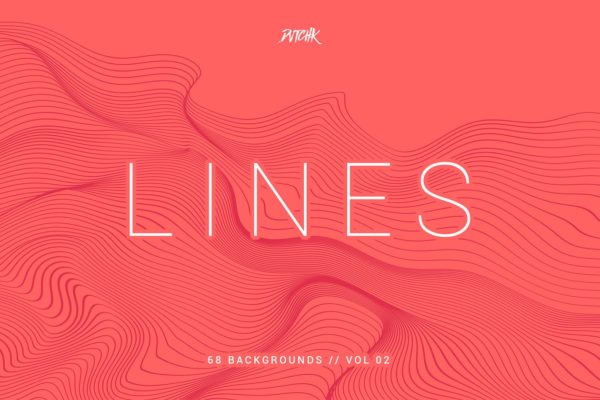 抽象线条波浪背景（第02卷） Lines | Wavy Backgrounds | Vol. 02