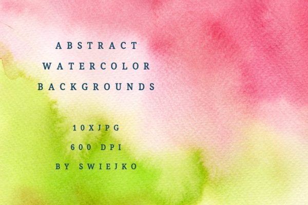 抽象印象派水彩背景 Abstract Watercolor Background缩略图 抽象印象派水彩背景 Abstract Watercolor Background
