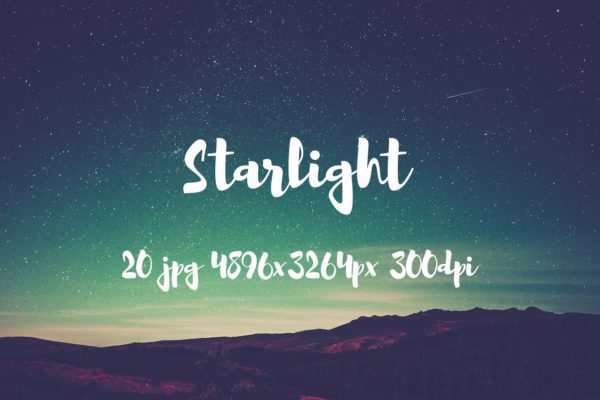 星光星空高清照片集 II Starlight photo pack II缩略图 星光星空高清照片集 II Starlight photo pack II