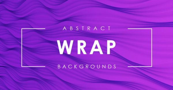 12款流体波纹抽象背景素材 Wrap Abstract Backgrounds Vol.1