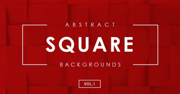 方形几何图形抽象背景素材v1 Square Abstract Backgrounds Vol.1