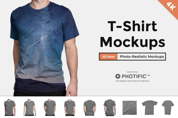 男士T恤样机模板 T-Shirt – Apparel Mockups缩略图 男士T恤样机模板 T-Shirt – Apparel Mockups