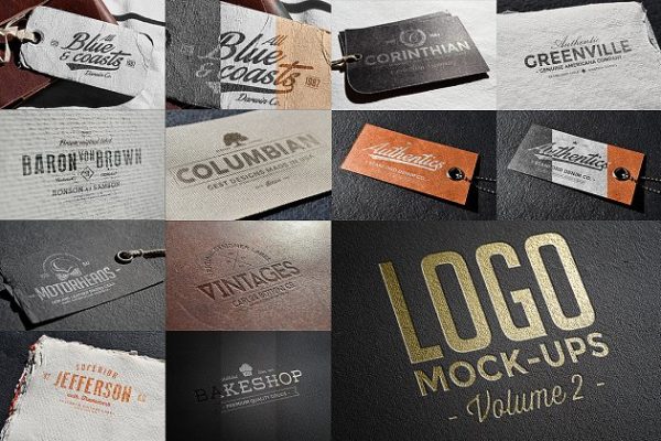 服装品牌吊牌Logo样机模板 Logo Mock-ups Vol.2缩略图 服装品牌吊牌Logo样机模板 Logo Mock-ups Vol.2
