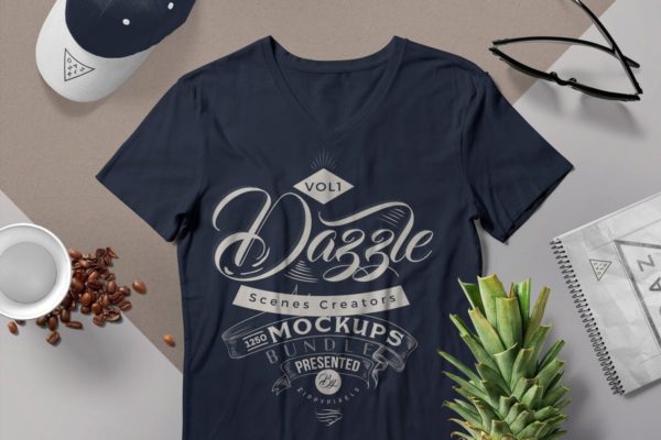 时尚品牌设计T恤印花设计样机 Premium Quality T-shirt Mockup Scenes缩略图 时尚品牌设计T恤印花设计样机 Premium Quality T-shirt Mockup Scenes