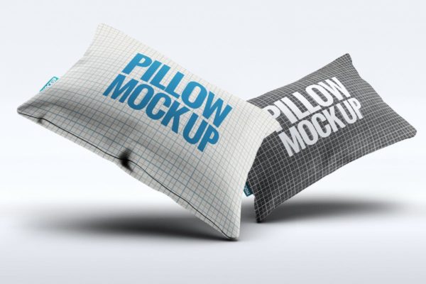 织物头枕靠枕印花设计样机模板 Fabric Pillow Mock-Up缩略图 织物头枕靠枕印花设计样机模板 Fabric Pillow Mock-Up