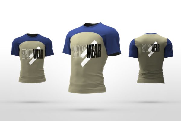 运动T恤运动服务印花图案设计效果图样机 Sport T-Shirt Mockups缩略图 运动T恤运动服务印花图案设计效果图样机 Sport T-Shirt Mockups