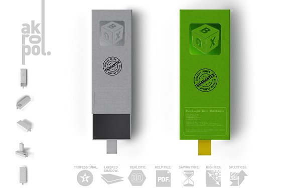 特色礼品盒包装设计展示模型Mockups【PSD】