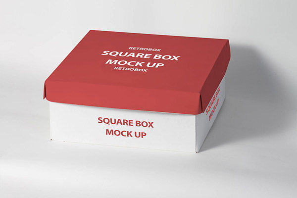 高品质的正方形的包装盒子VI样机展示模型mockups缩略图 高品质的正方形的包装盒子VI样机展示模型mockups