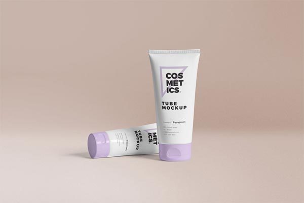 高品质的多用途化妆品包装管VI展示模型mockups样机缩略图 高品质的多用途化妆品包装管VI展示模型mockups样机