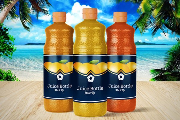 果汁饮料瓶外观包装样机v4 Juice Bottle V.4缩略图 果汁饮料瓶外观包装样机v4 Juice Bottle V.4