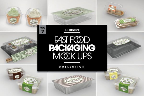 快餐盒快餐包装样机v7 Fast Food Boxes Vol.7: Take Out Packaging Mockups缩略图 快餐盒快餐包装样机v7 Fast Food Boxes Vol.7: Take Out Packaging Mockups