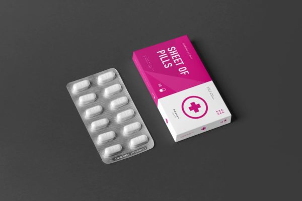 药片药丸包装盒样机3 Pills Box Mock-up 3缩略图 药片药丸包装盒样机3 Pills Box Mock-up 3