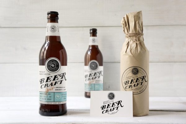 棕色啤酒玻璃瓶样机模板 Beer Bottle Mockup缩略图 棕色啤酒玻璃瓶样机模板 Beer Bottle Mockup