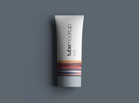 化妆品护肤品乳膏包装软管设计样机模板 Premium Editable Tube Mockup