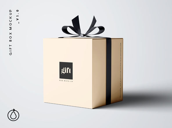 礼品包装盒设计效果图样机 Gift Box Mockup缩略图 礼品包装盒设计效果图样机 Gift Box Mockup