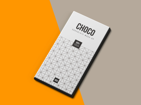 巧克力条包装纸设计样机模板 Chocolate Package Mockup缩略图 巧克力条包装纸设计样机模板 Chocolate Package Mockup