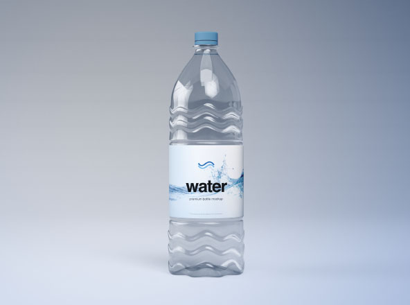 纯净水/矿泉水瓶外观设计图样机模板 Plastic Water Bottle Mockup缩略图 纯净水/矿泉水瓶外观设计图样机模板 Plastic Water Bottle Mockup