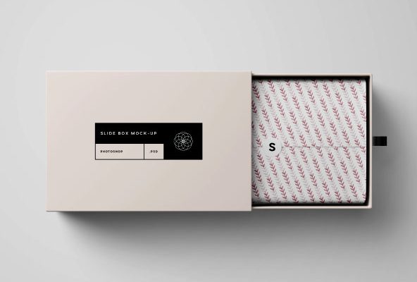 矩形抽屉式包装盒礼品盒包装设计效果图样机 Rectangle Slide Box Mockup缩略图 矩形抽屉式包装盒礼品盒包装设计效果图样机 Rectangle Slide Box Mockup