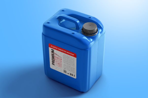 塑料化工桶设计效果图样机 Plastic Canister Mockup缩略图 塑料化工桶设计效果图样机 Plastic Canister Mockup