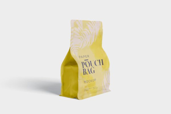 零食包装纸袋/塑料袋设计效果图样机 Paper Pouch Bag Mockup缩略图 零食包装纸袋/塑料袋设计效果图样机 Paper Pouch Bag Mockup