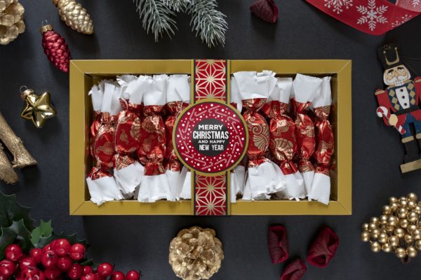 圣诞节主题糖果包装样机模板 Christmas sweets mockup