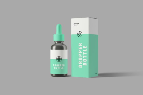 药物滴管瓶设计图样机模板 Dropper Bottle Mockups缩略图 药物滴管瓶设计图样机模板 Dropper Bottle Mockups