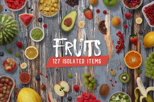 巨无霸水果食品场景样机生成器 Kitchen Scene Gen. – Fruits