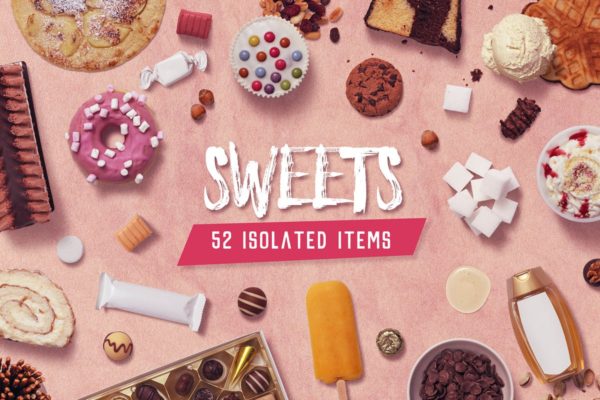 甜点烘焙厨房场景样机模板 Kitchen Scene Gen. – Sweets
