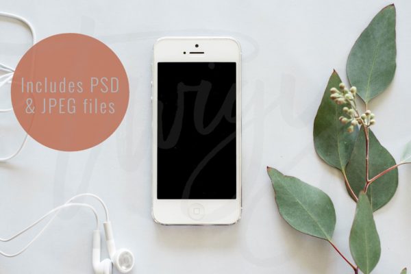 Instagram智能手机样机模型  Smart Phone Mock Up for Instagram