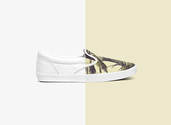 帆布鞋样机 Slip-on Shoes Mockup Set