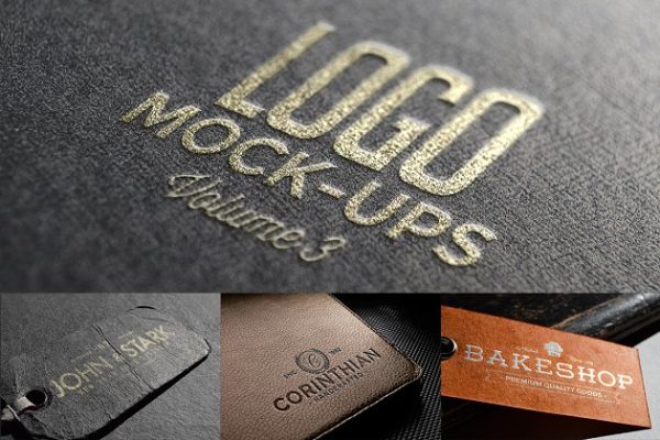 工艺品品牌Logo样机模板 Logo Mock-ups Vol.3