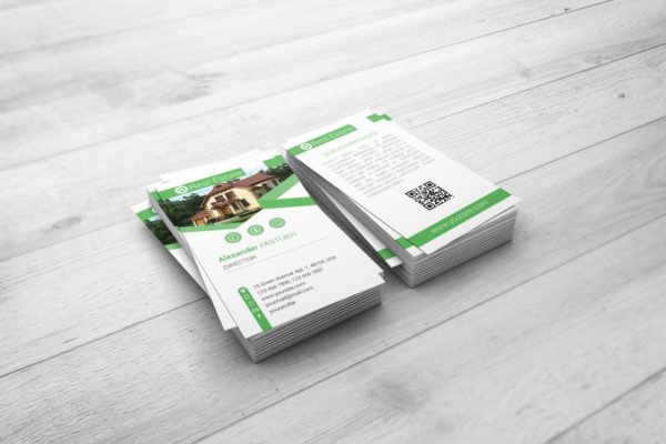 企业名片卡片样机模板 Business Card Mock-Up