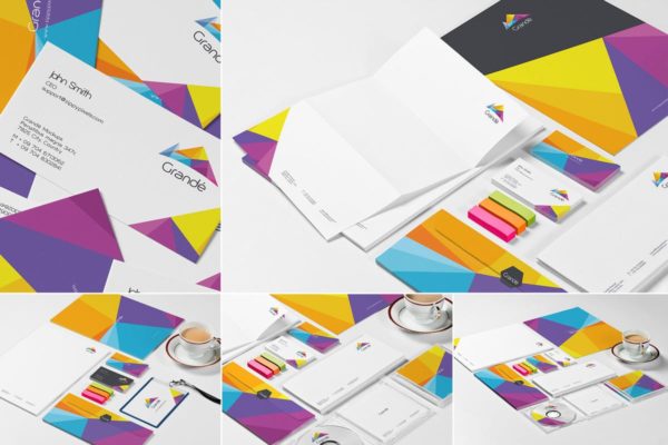品牌设计展示办公文具等距场景样机 Stationery Mockup Set缩略图 品牌设计展示办公文具等距场景样机 Stationery Mockup Set
