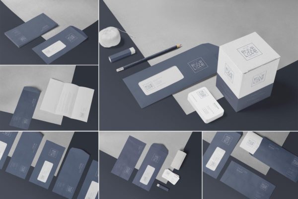 6款企业品牌VI设计展示信封&信纸样机模板 6 Envelope & Letter Mockups缩略图 6款企业品牌VI设计展示信封&信纸样机模板 6 Envelope & Letter Mockups